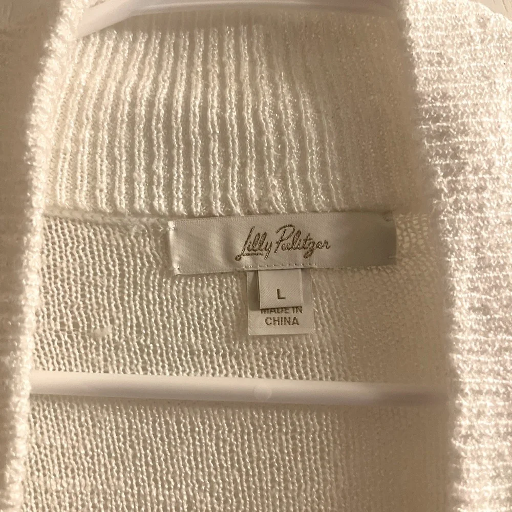 Lilly Pulitzer white Knit cardigan sweater - Picture 8 of 10